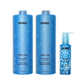 super-sized hydration set hydro rush intense moisture shampoo + conditioner + dream routine overnight treatment