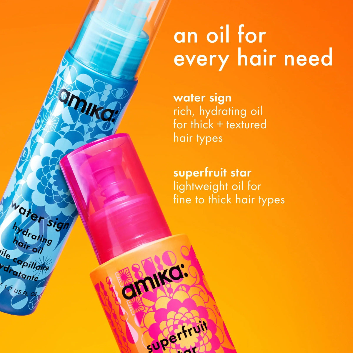 superfruit star lightweight hair styling + heat defense oil - 1.7 oz / 50 ml