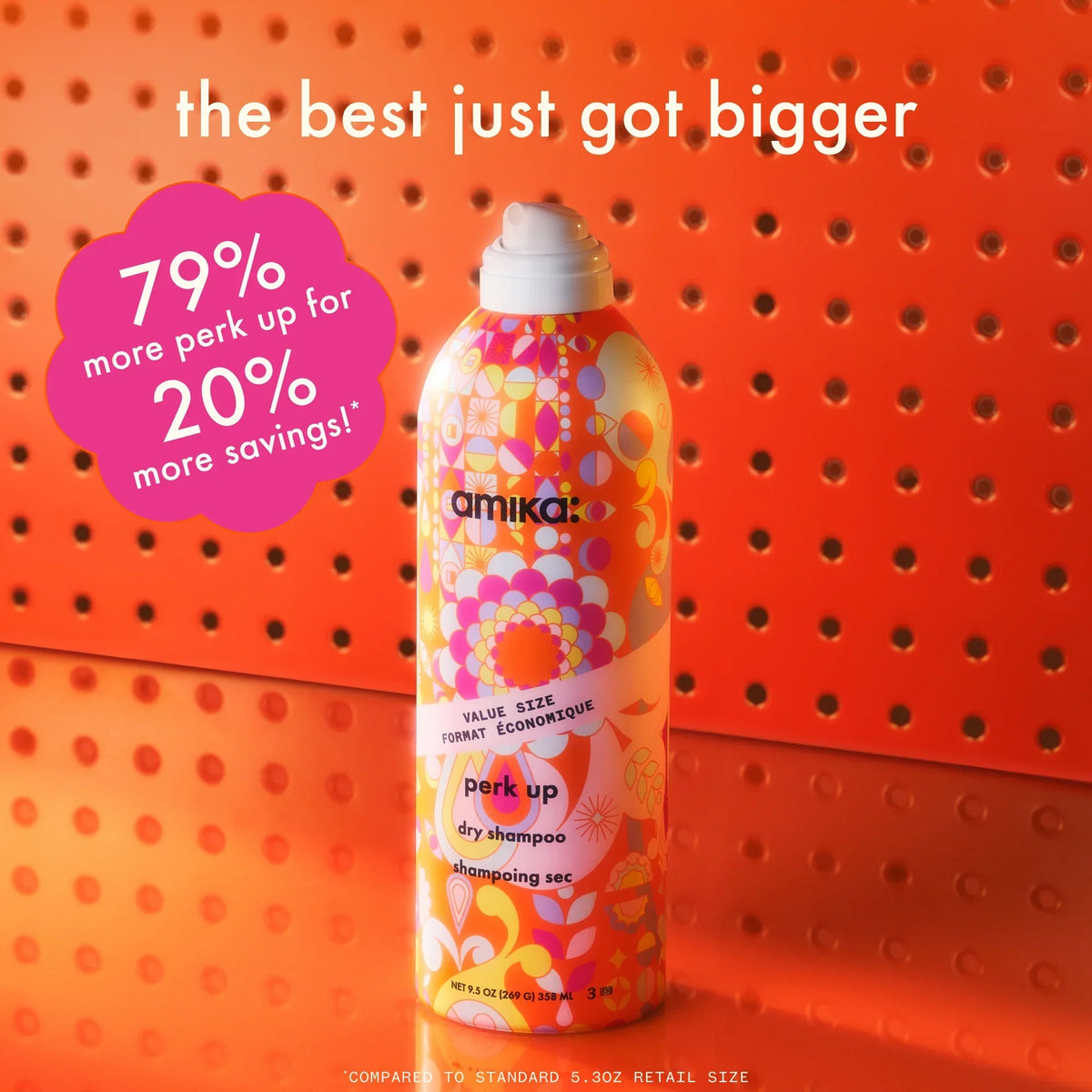 perk up dry shampoo (perk up original) - 5.3 oz / 189 ml
