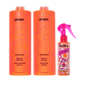 super-sized signature set normcore nourishing shampoo + conditioner + the wizard silicone-free detangling primer (silicone free wizard)
